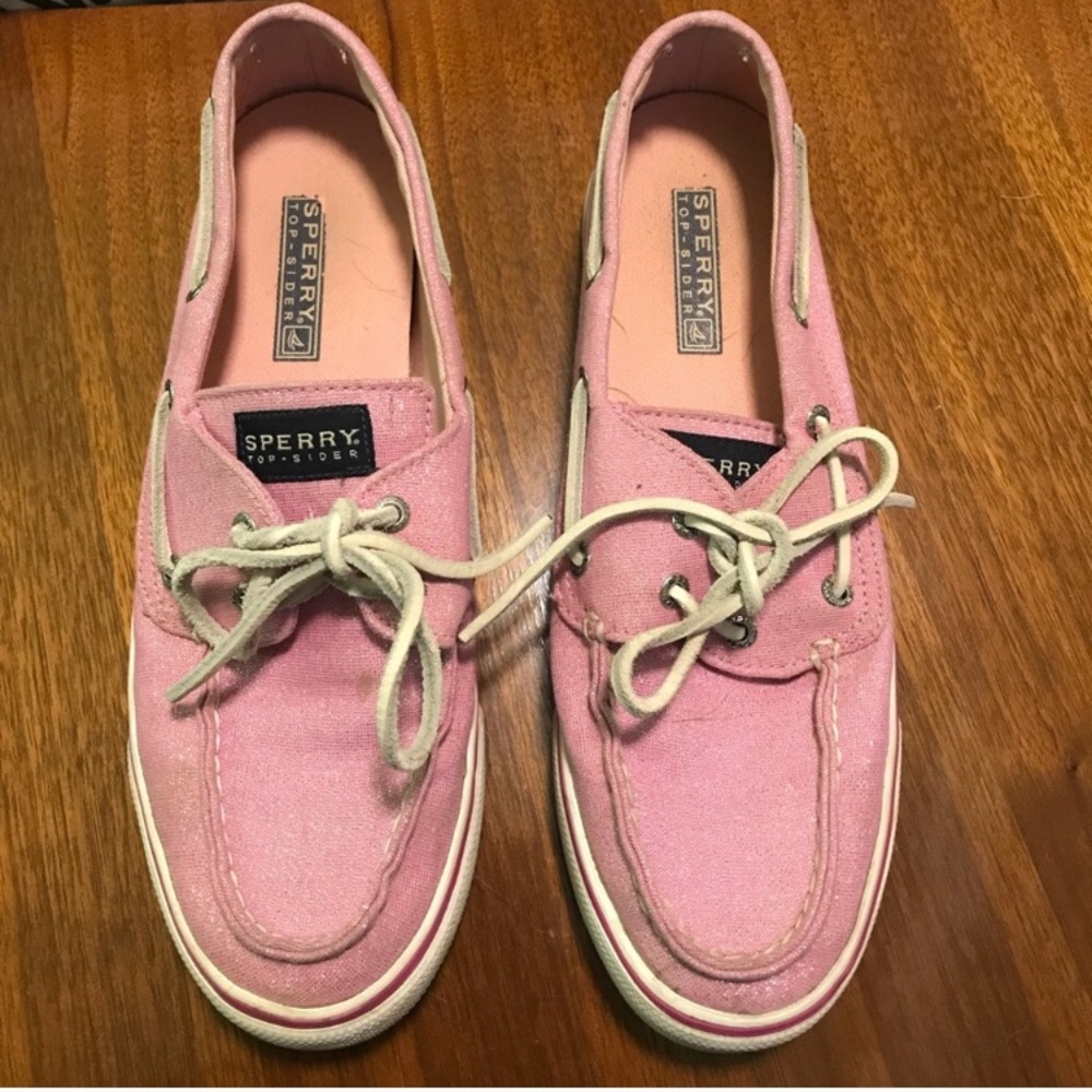 Sperry Top-Sider Glitter Pink Shoes